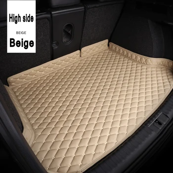 

ZHAOYANHUA Custom car Trunk mats for Hyundai ix25 ix35 Tucson Santa Fe Sonata Verna Accent carpet all weather liners