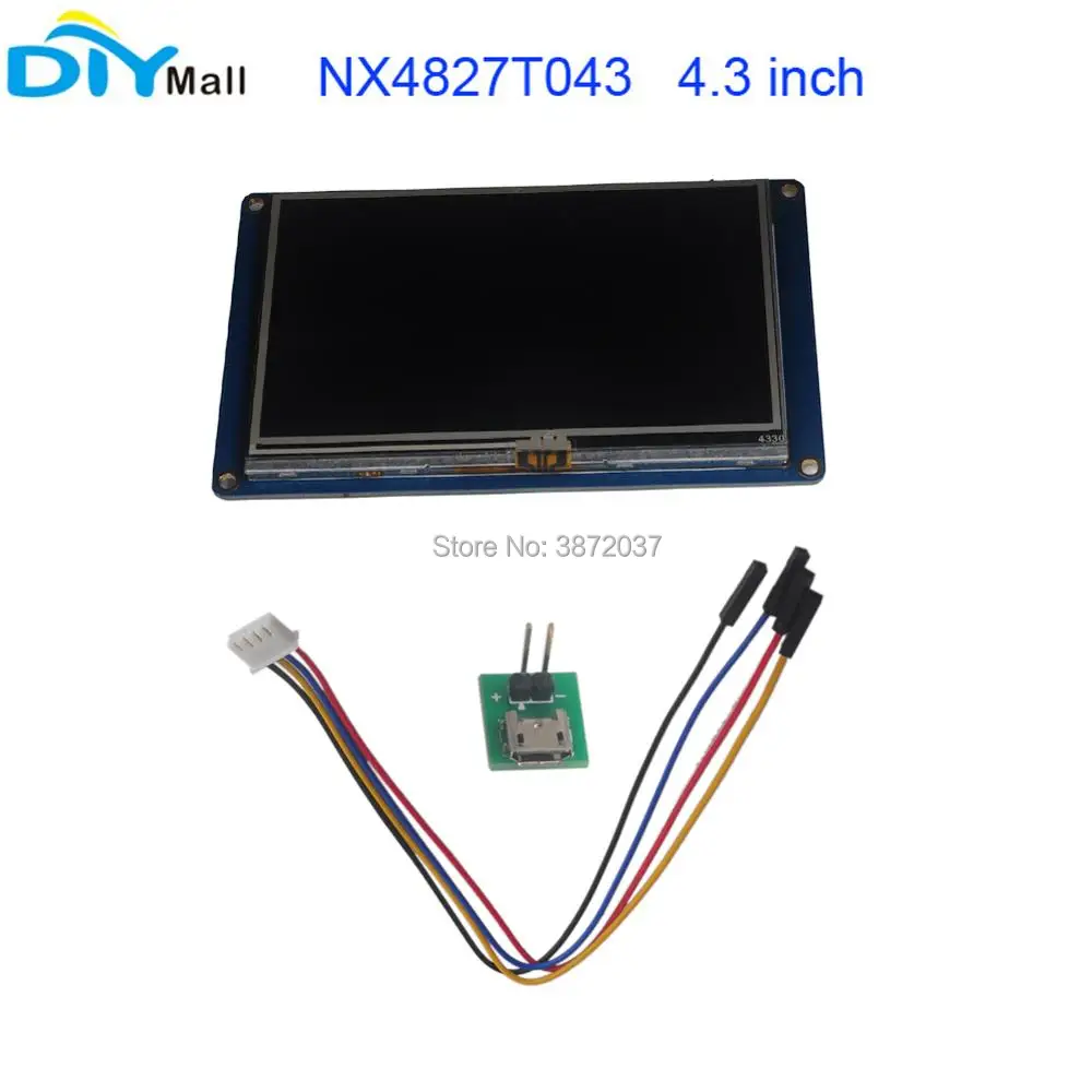 Сенсорный экран Nextion 4 3 &quotTFT 480x272 NX4827T043 HMI модуль умного дисплея UART для Arduino Raspberry Pi