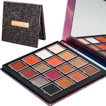 

ICYCHEER Makeup 16Colors Eye Shadows Matte Glitter Shimmer Long Lasting Waterproof ette Beauty Eye Shadow Cosmetic Set
