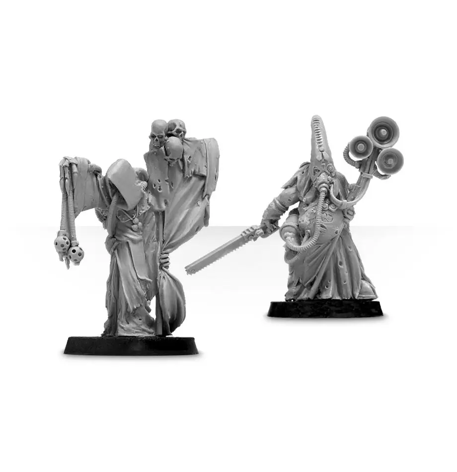 

Renagade Apostate Preachers of Nurgle (count as cultist champions or special characters in Imperial Militia)