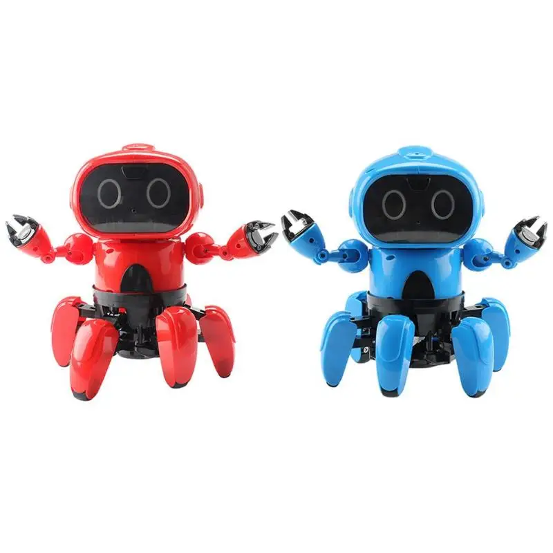 

Intelligent Programming Six-legged RC Robot Children Remote Control Toys Gesture Induction Dance Music Lighting Learning Toys
