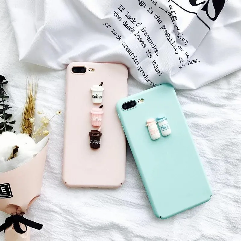 KISSCASE 3D Cat Soft Silicon Cute Doll Phone Case For iPhone 5s 5 SE 7 Plus 6 6s Squishy Cartoon Cases X Cover |