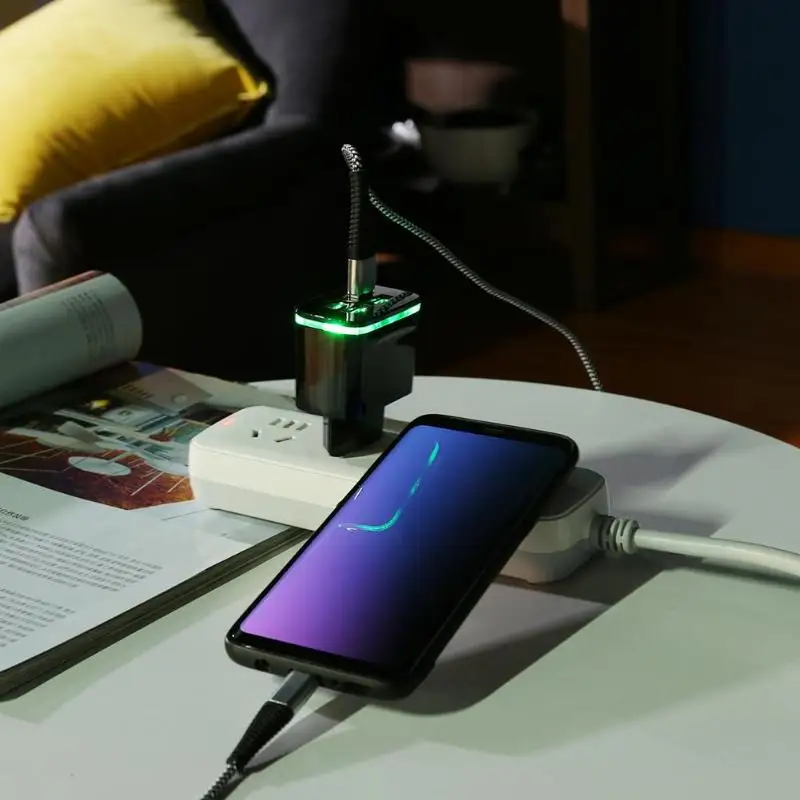 ALLOYSEED Универсальный 4 порта для мобильного телефона 5 в а Быстрая зарядка USB