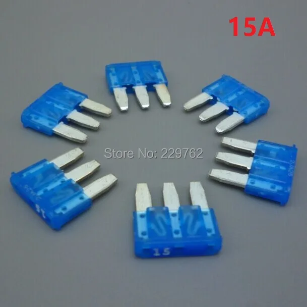 Car Fuses Kit Circuit Adapters Fuse Set 3 Pins Automotive Fuse Tap 5A 7.5A 10A 15A For Ford Focus Mondeo Dodge JEEP