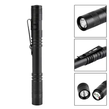 

high quality Portable Mini Penlight LED Flashlight Torch Lamp 1 Mode Ultra Bright Torches Outdoor Camping Light