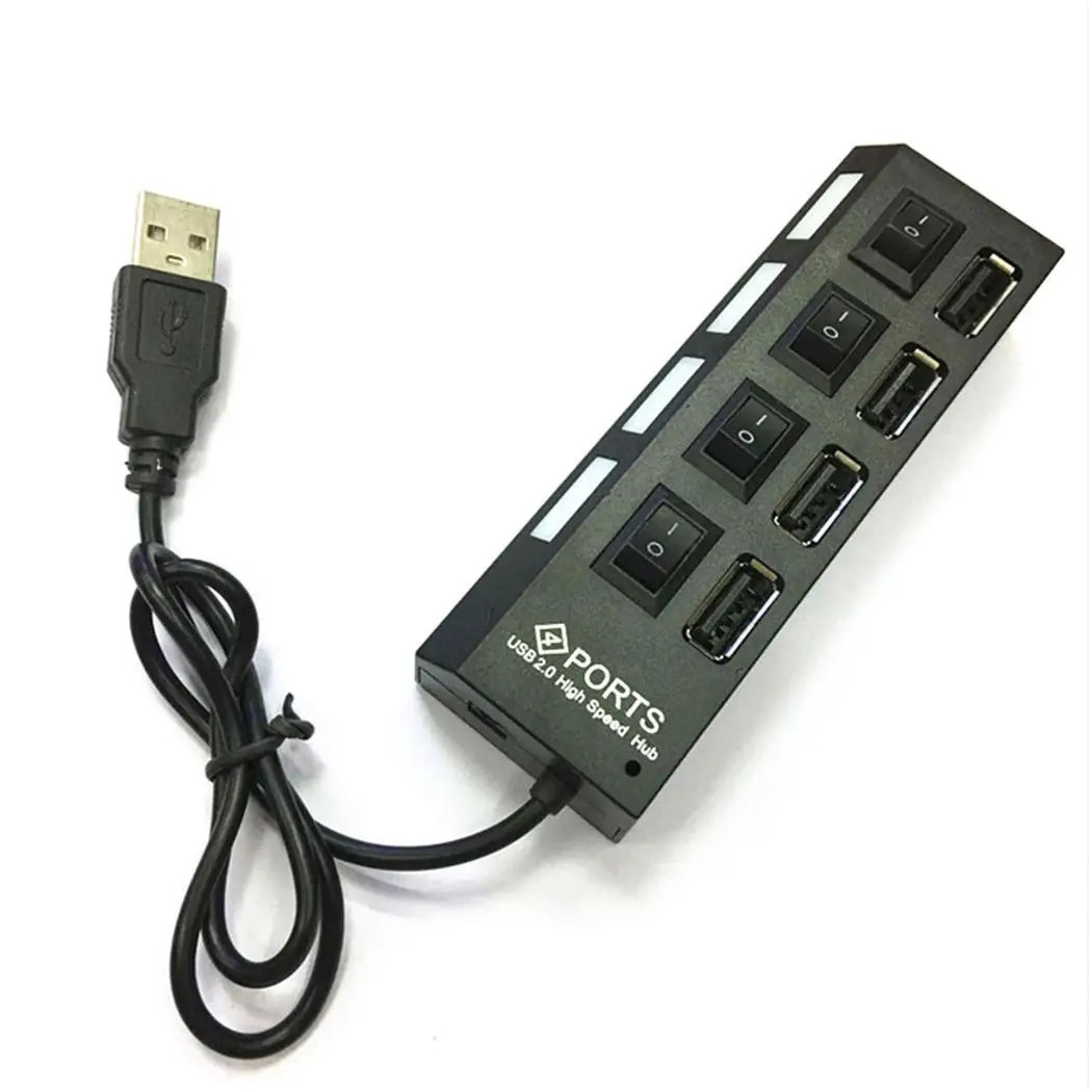 4 Порты и разъёмы USB 2 0 концентратор разделитель переключатели для стильного