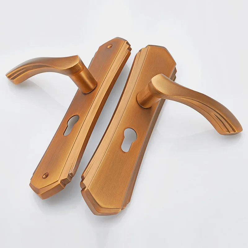 

Simple Alloy Sliding Door Lock Handle Locks Keyed Door Security Lock Home Decor