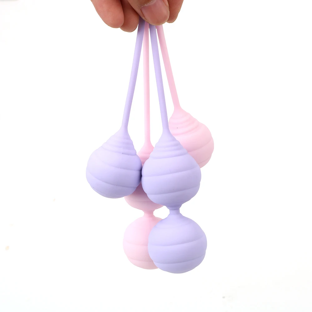  VATINE 2pcs/set Kegel Ben Wa Ball Vaginal Tight Exercise Machine Geisha Ball Sex Toys for Women Sil