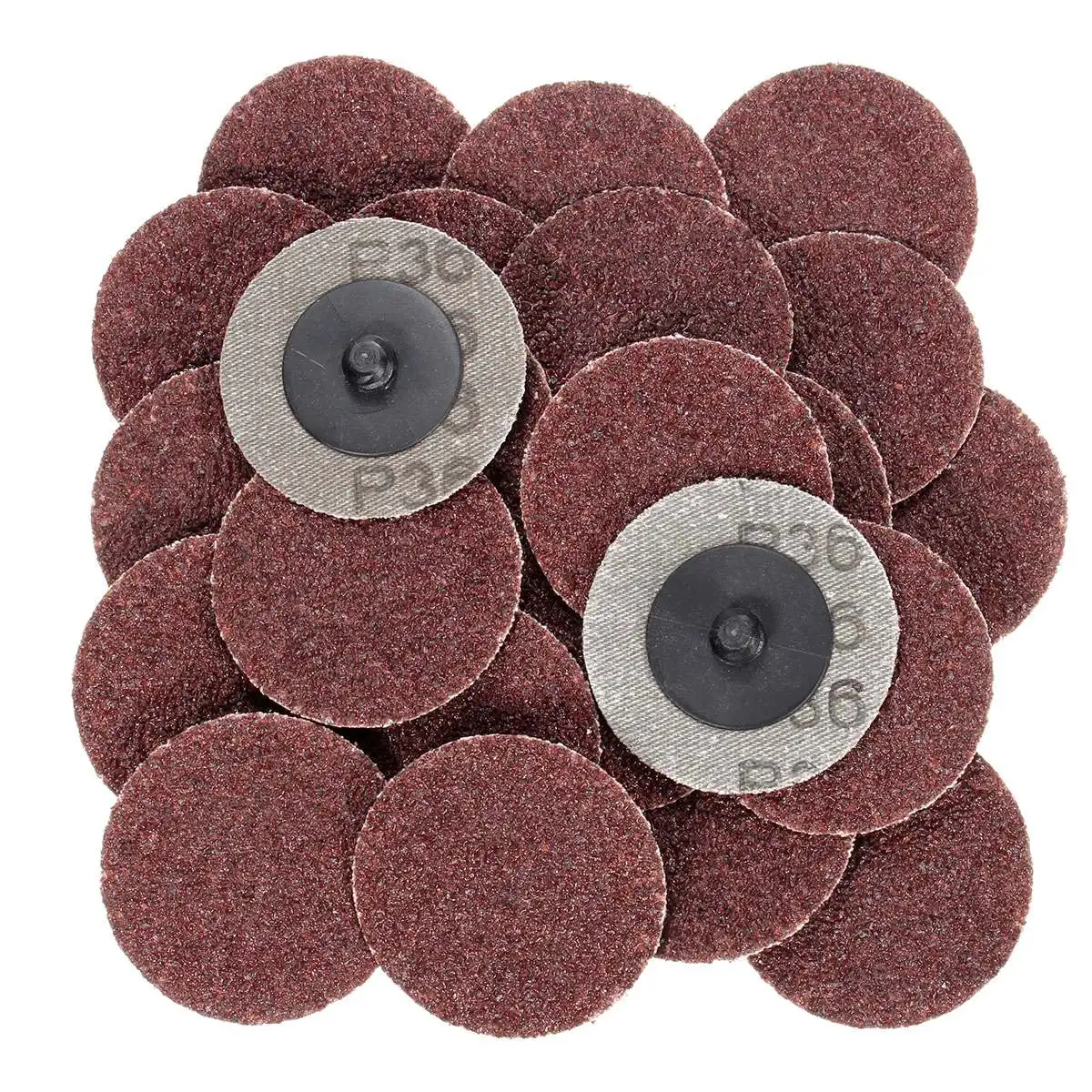 ABN Sanding Disc Set 36 Pc Roloc Sanding Disc Kit w// 2/” inch Sanding Discs and 1//4 Inch Tray Holder