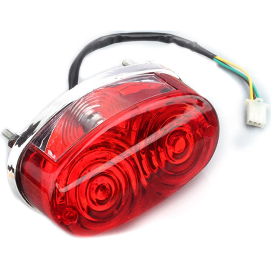 

Red Motorcycle Rear Tail Stop Brake Light for ATV Quad 50cc 70cc 90cc 110cc 150cc 200cc 250cc
