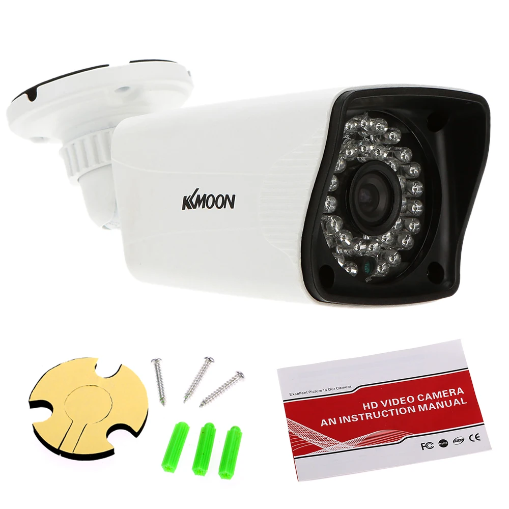 Камера видеонаблюдения KKmoon HD 1200TVL 1/3 дюйма CMOS 36 светодиодов|Камеры
