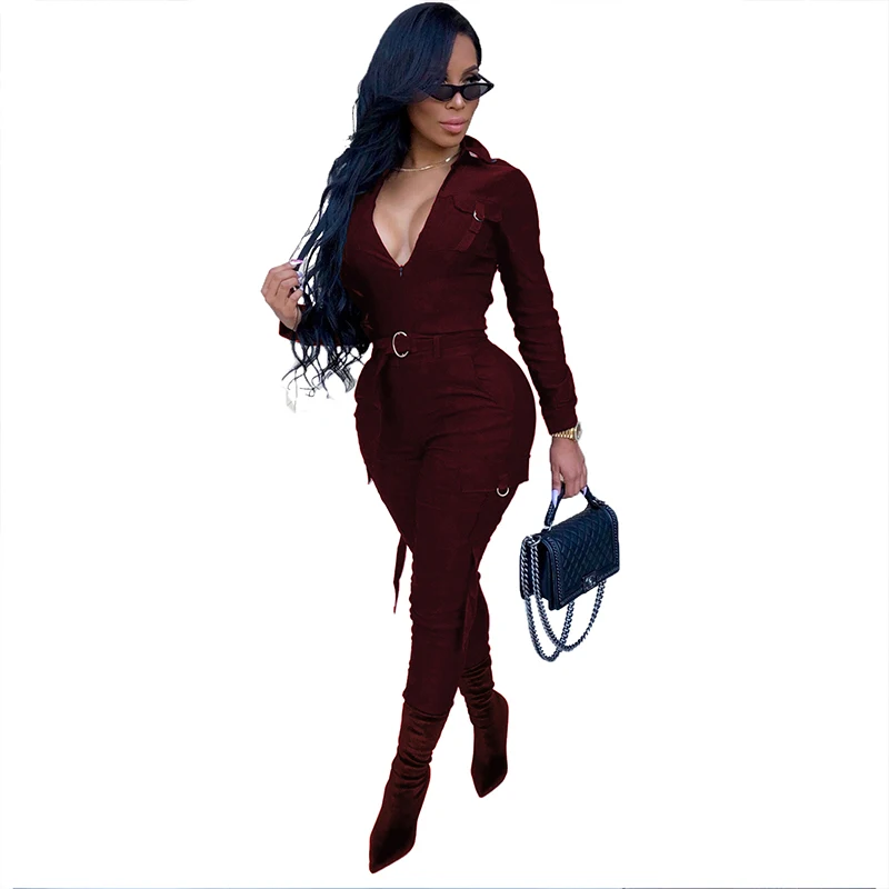 Aliexpress.com : Buy Sexy Women Jumpsuit Solid Color