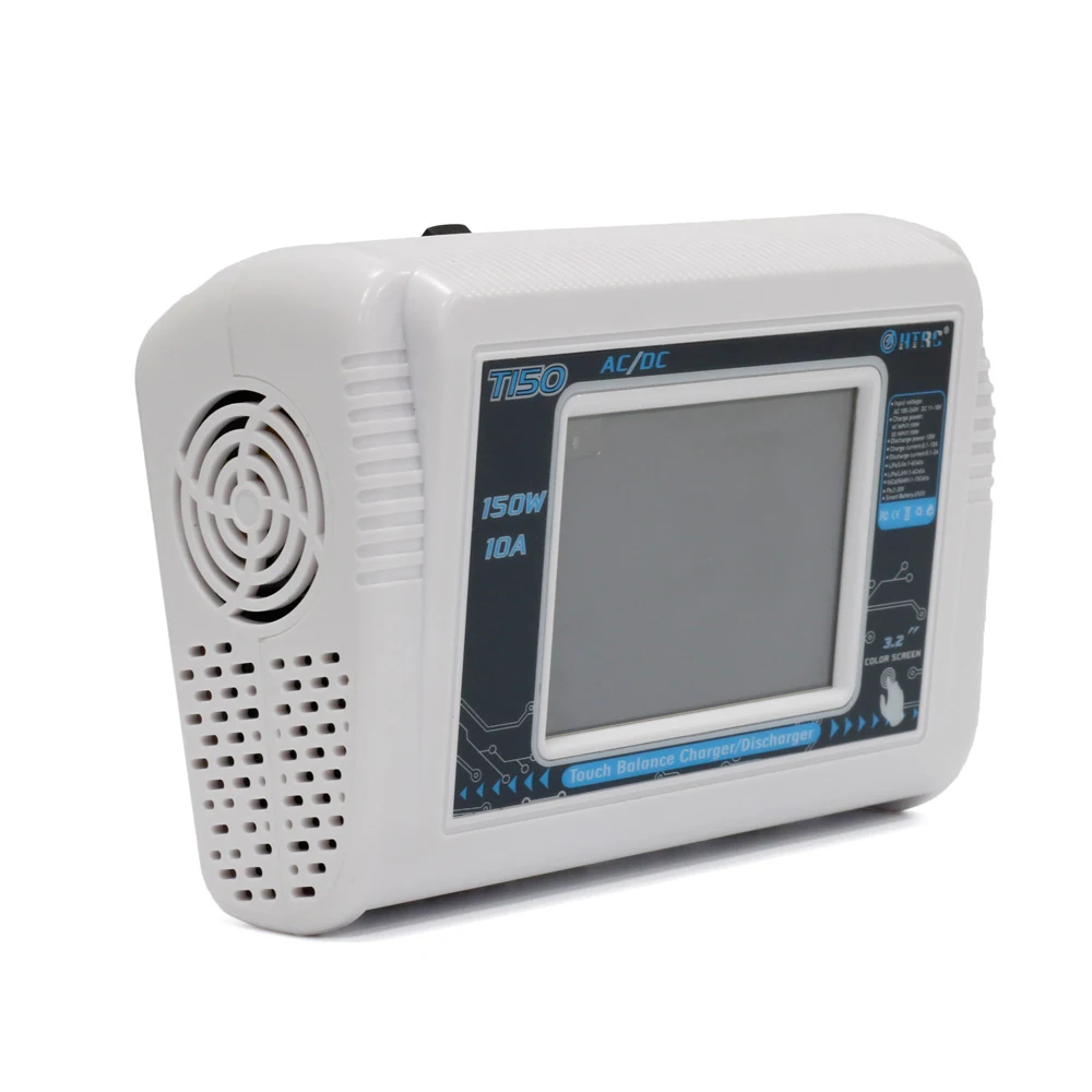 

HTRC T150 3.2" 150W 10A AC/DC 1-6S Professional Multi-functional Touching Screen Battery Balance Chargers/Discharger Device
