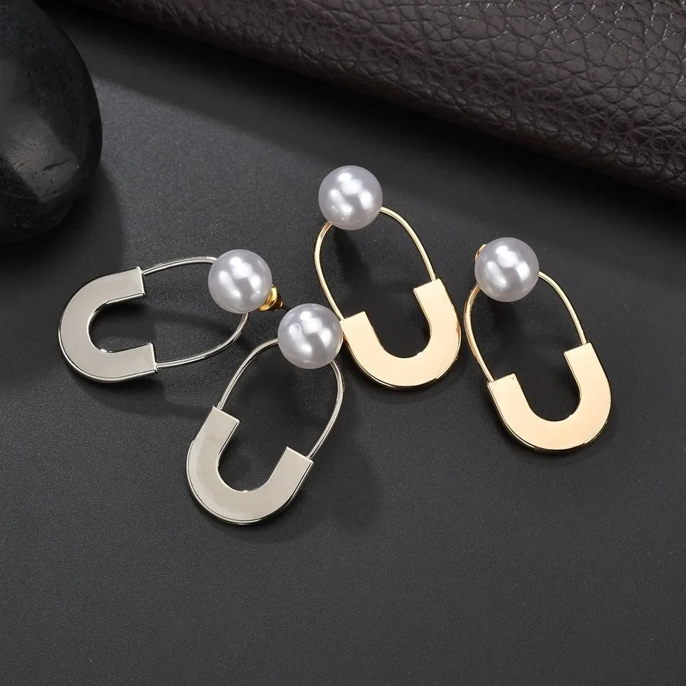

Boho Pearl Hollow Oval Stud Earrings For Women High Quality Earing Fashion Jewelry Beautiful Anniversary Earing Party Gift