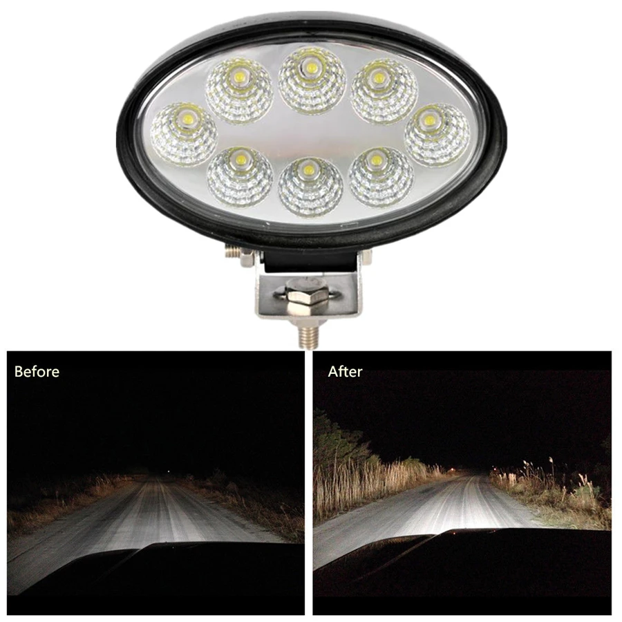 Рисунок 6 - Светодиодный Овальный рабочий свет для внедорожников