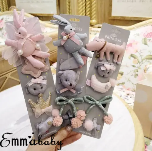 Модные красивые и милые Уникальные Животные 5 шт. в комплекте детские галстуки
