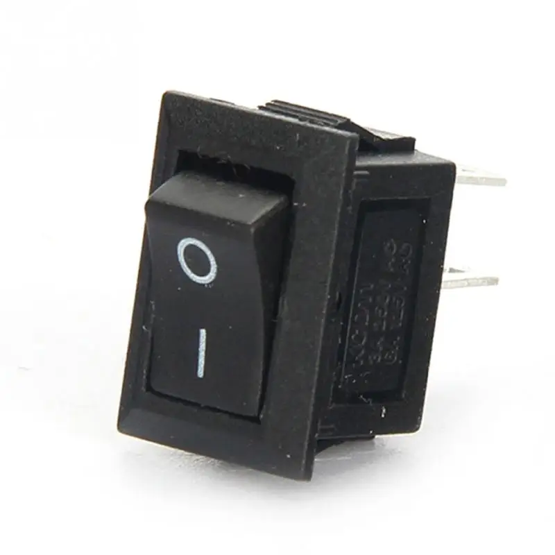 10Pcs/Lot KCD11 10*15mm High Quality Snap-in On/Off Position Snap Boat Rocker Button Switch 3A/250V ► Photo 3/6