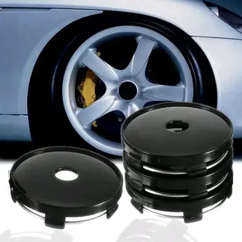 

4Pcs ABS 60mm*56.5mm Universal Car Wheel Tire Rims Center Hub Caps Cover Decorative Hub Center Cover