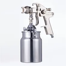 HVLP распылитель краски 1,7 мм Аэрограф безвоздушный Краскораспылитель для окраски автомобиля пневматический инструмент Аэрограф распылитель Ab17s