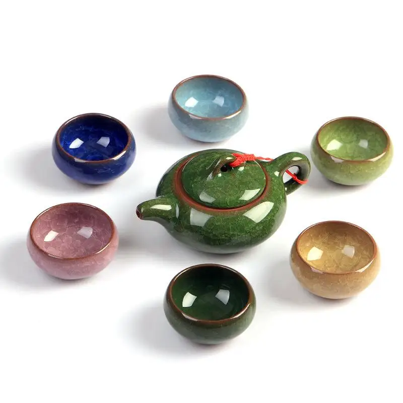 

Ceramics Tea Set Chinese Travel Kung Fu Teaware Sets Ceramic Portable Teapot Porcelain Teaset Tea Cups Of Tea Ceremony Tea Pot