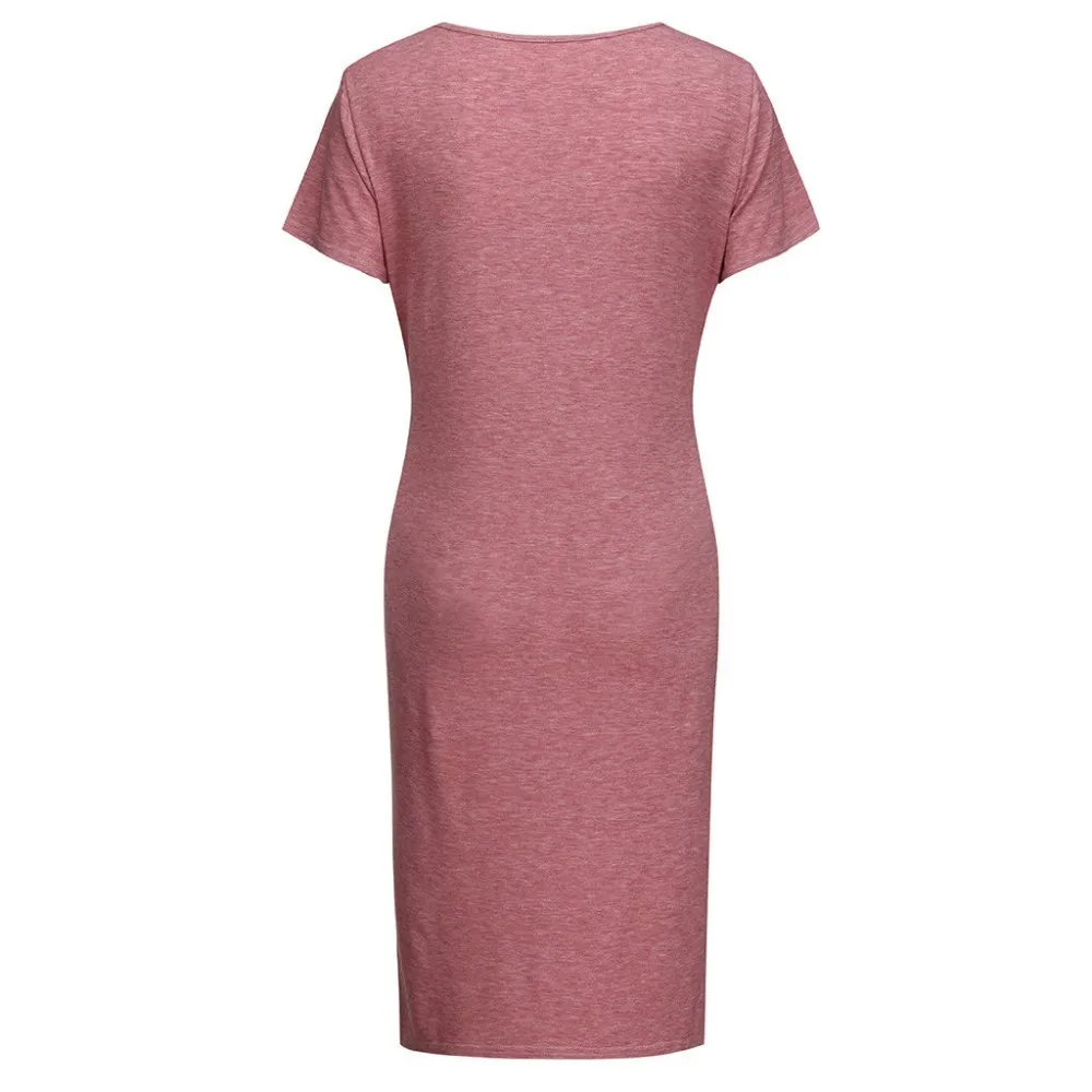 Women Maternity Summer Short Sleeve Casual Sundress Pregnancy Dress Clothes Ropa Mujer Invierno Photography Maternity Gown