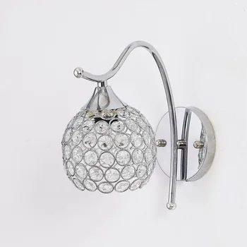 

Modern Wall Lamp Crystal indoor Wall Light home lighting Holder E14 Socket