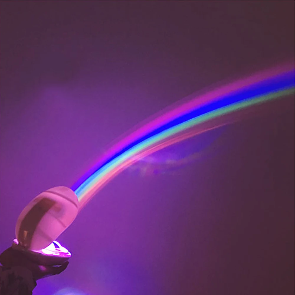 

Rainbow Projector Starry Sky LED Night Light 60Min Timing 3 Modes Atmosphere Home Decor Colorful Changing Lamps Creative Gift