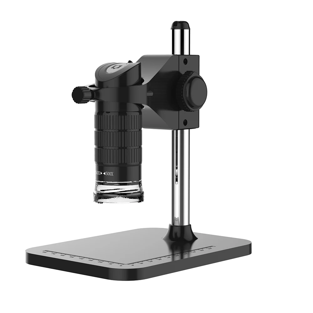 Professional Handheld USB Digital Microscope 500X 2MP Electronic Endoscope Adjustable 8 LED Magnifier Camera with Stand | Инструменты