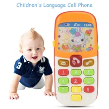 ESTINK 1 шт. милый электронный телефон игрушка для детей мобильный телефон игрушки Обучающие музыкальные машины игры игрушки для детей