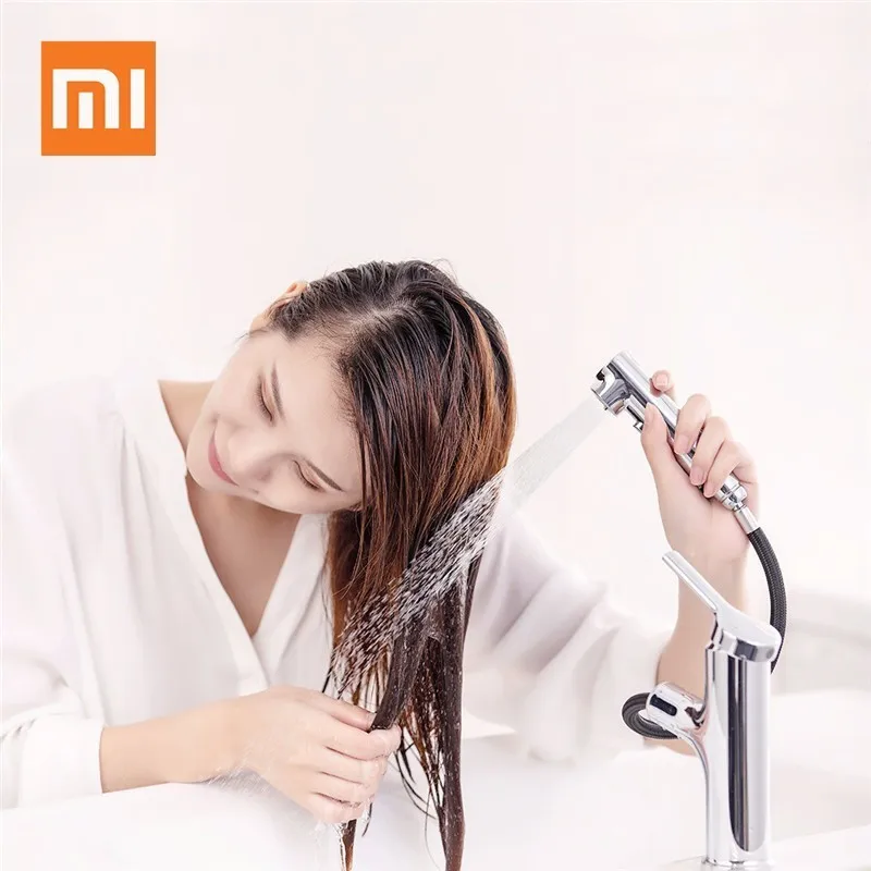 Смеситель для ванной комнаты Xiaomi смеситель раковины с вытягивающим распылителем