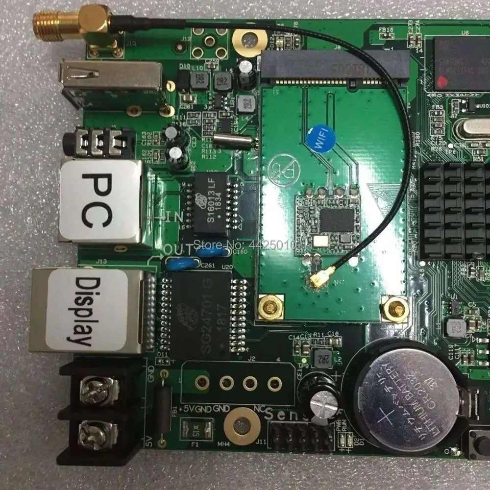 Wifi led контроллер HD C15c карта управления для P2.5/P3/P4/P5/P6/P8/P10 полноцветный дисплей 384x320