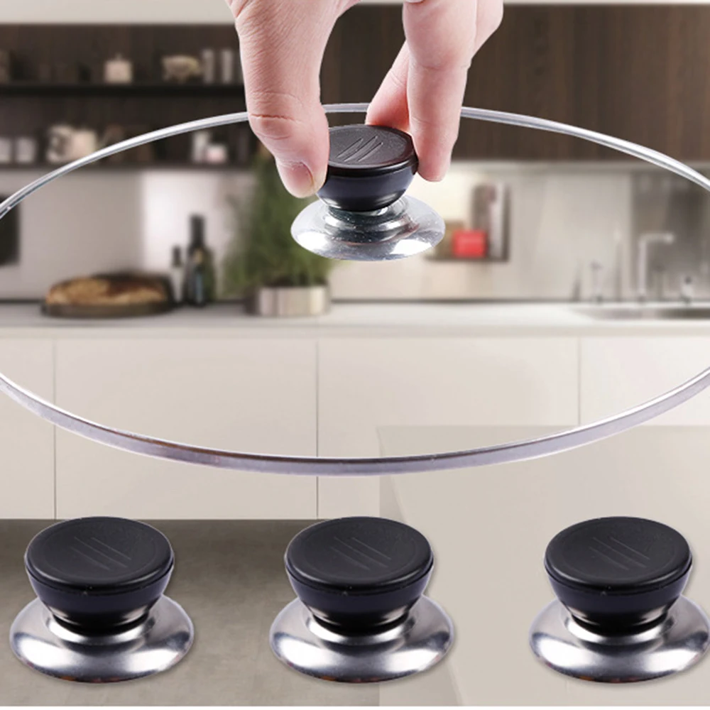Replace Lid Handle Anti-hot Silicon Cover Kitchen Pot Ironing Cookware Part Accessories Cap | Дом и сад