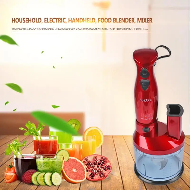

Hand Blender Electric Handheld Food Blender Baby Food Supplement Mixer Grinder Juicer Kitchen Tool Blender Juicer Mixer