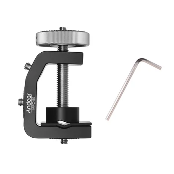 

Andoer MFC-50 Photography Desk Tree Clamp Multifunctional C-shaped Clamp for GoPro Action Camera for DSLR Camera Clamp