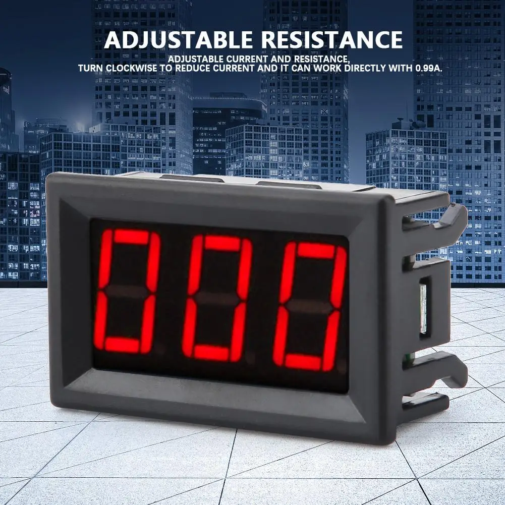 

Digital Voltmeter Ammeter Ampermeter DC0-1A Led Volt Amp Meter Voltage Current Meter Ampere Panel Meter