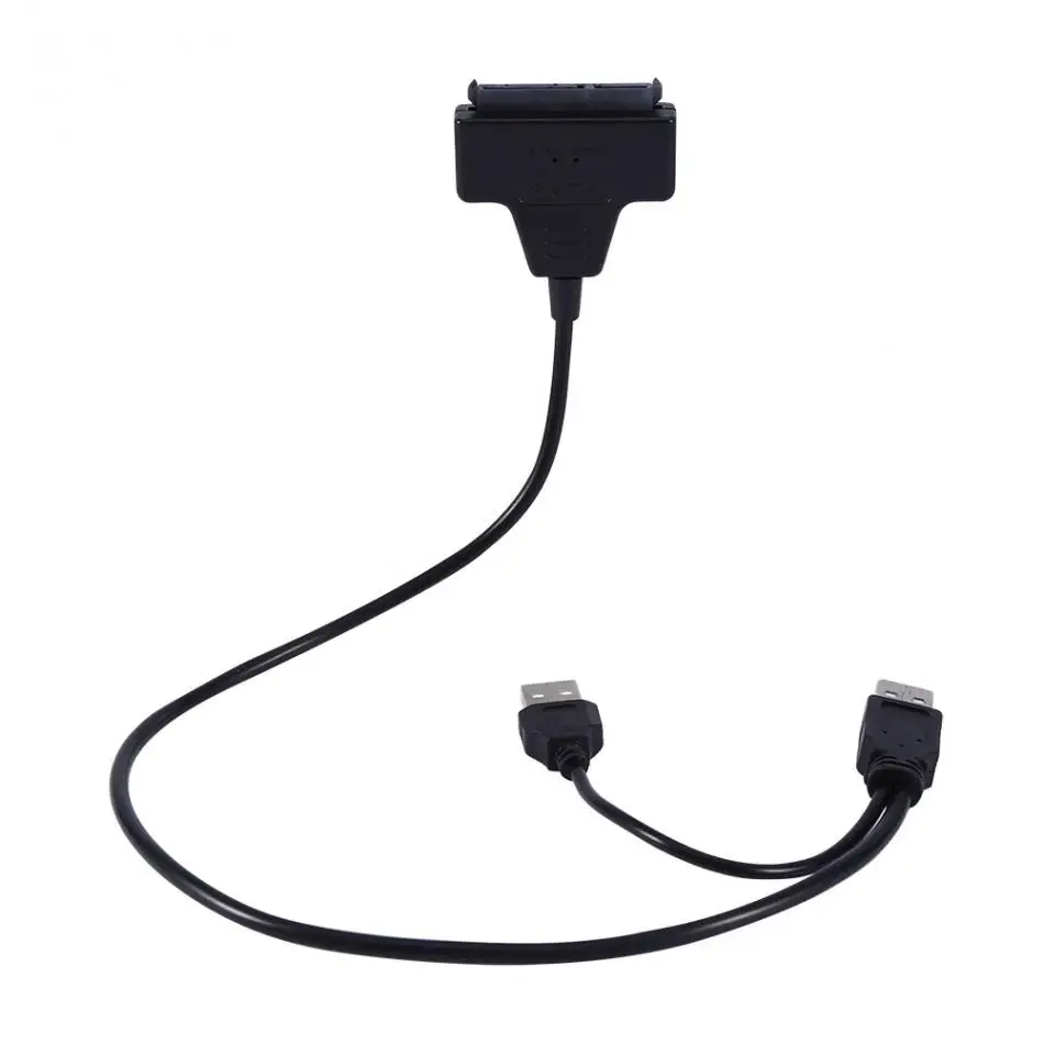 

22u10-Rtk Sata 7 + 15 22 Pin To Usb 2.0 Cable Adapter For 2.55 Hdd Hard Disk Drive With Usb Power Cable