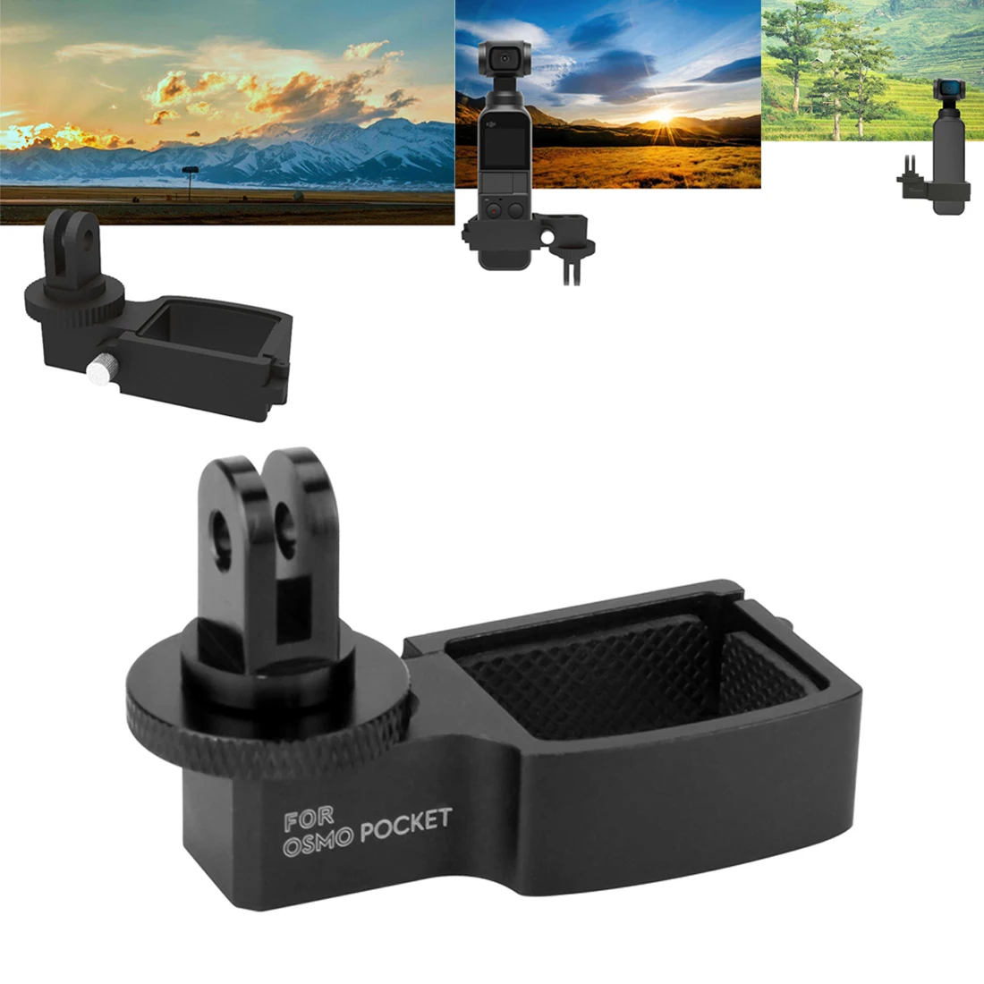

1/4 3/8 Thread Extension Adapter Bracket with Connection Accessory for Gopro for DJI OSMO POCKET Microphone Tripod Selfie Stick