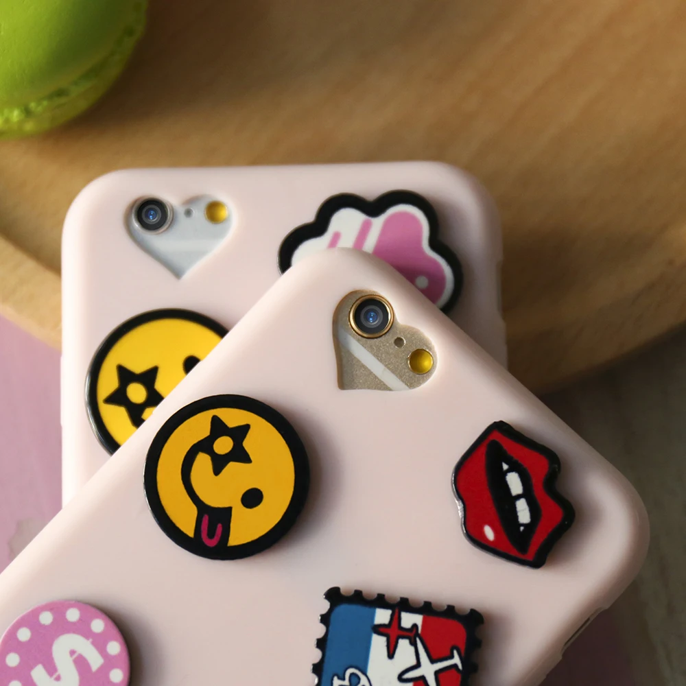 KISSCASE 3D мультфильм для iPhone 7 6s 6 Plus милый чехол розовый тонкий мягкий ТПУ