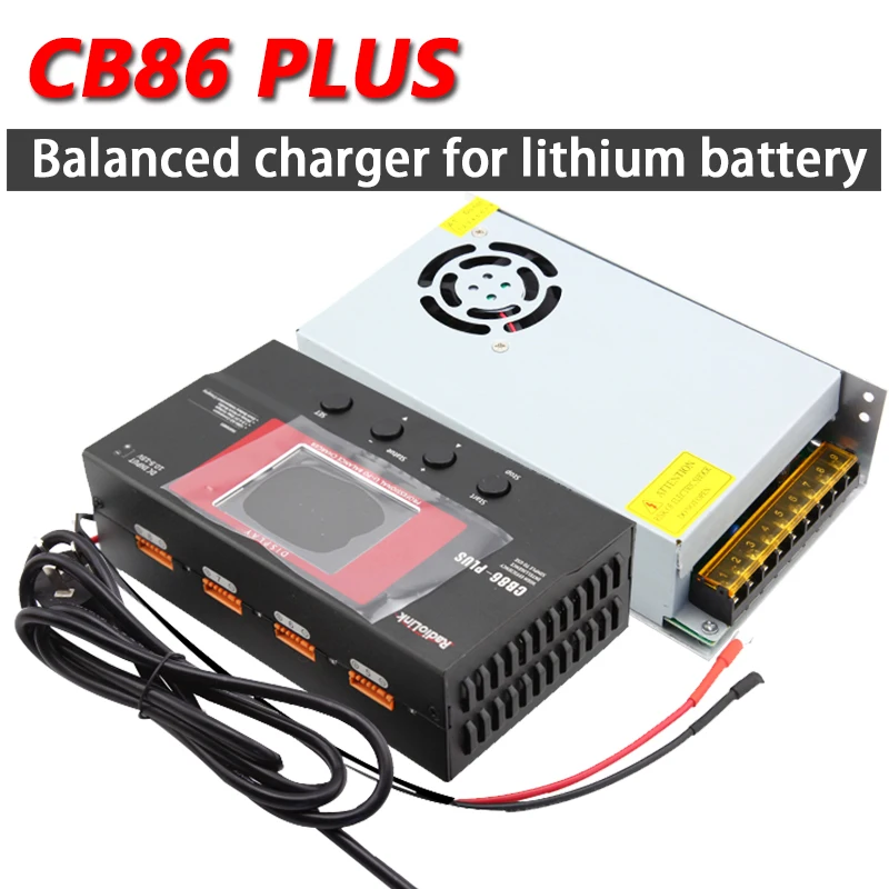1 шт. балансировочное зарядное устройство Radiolink CB86 Plus высокомощное интеллектуальное 6A 220 Вт для 8 шт. 2-6S Lipo батарея Поддержка 8 групп 1 S-6 S Lipo
