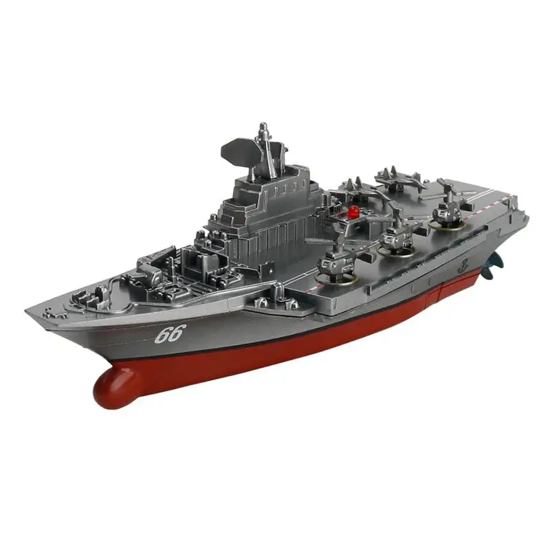 2,4 ГГц. Детская водная игрушка с дистанционным управлением корабль авианосец военный Рафинированный лодка модель RC лодки