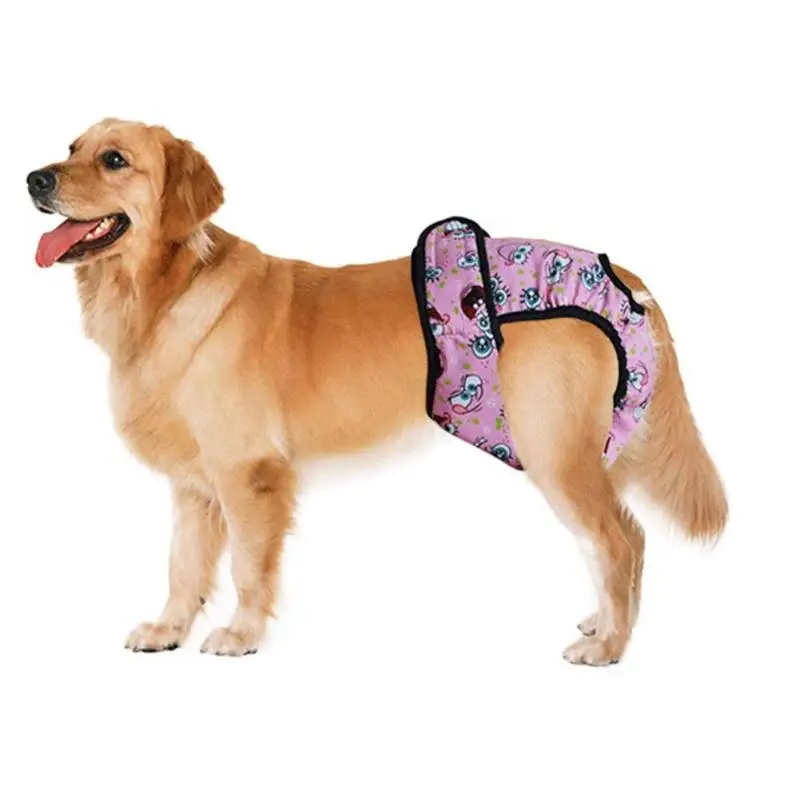 

XS-XXL Pets Dog Physiological Pants Diaper Sanitary Washable Female Dog Shorts Panties Menstruation Underwear Briefs Jumpsuit