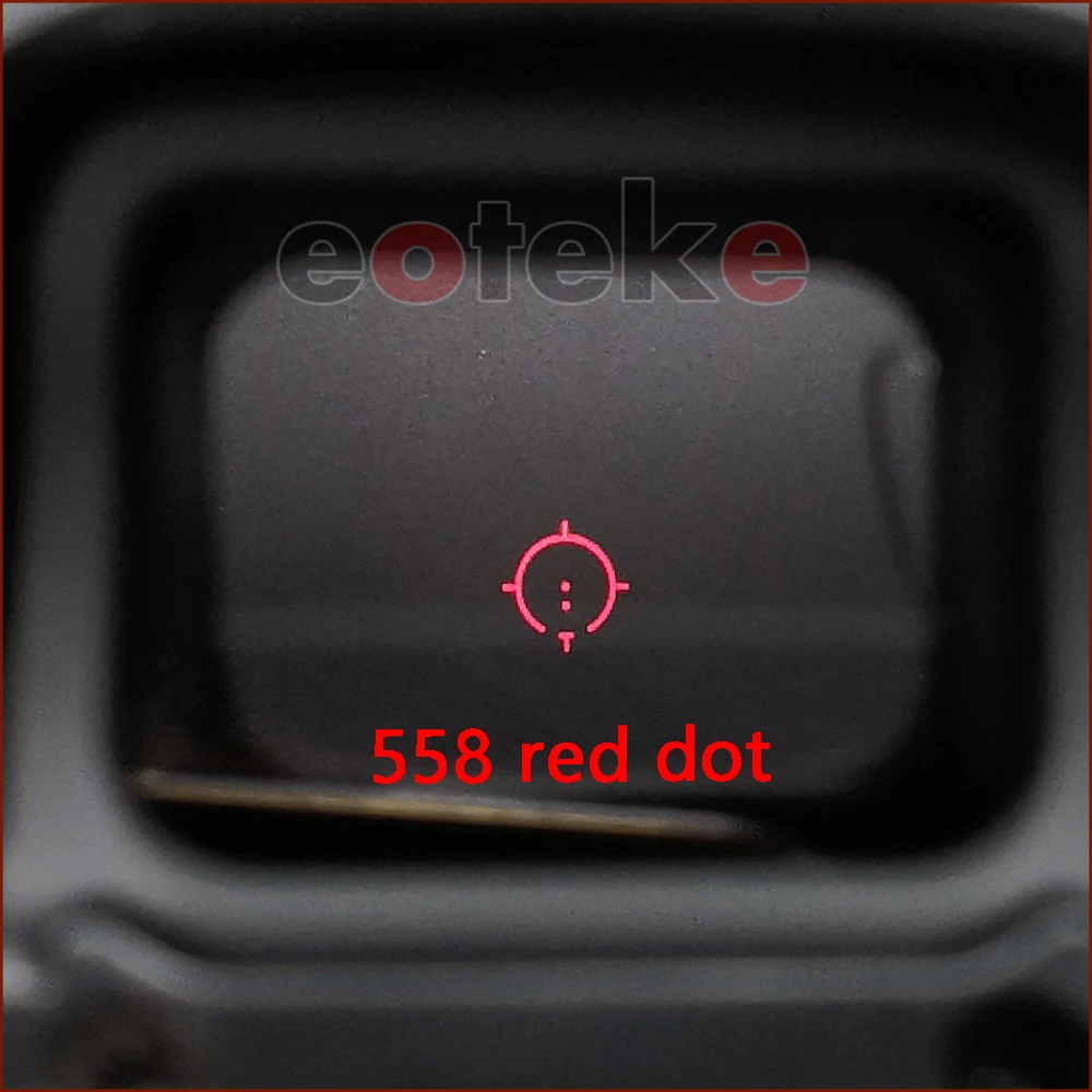 Прицел охота 558 голографическая отражает ряд Зеленый Red dot Прицел Airsoft Сфера fit на 20 мм Рейку Крепления