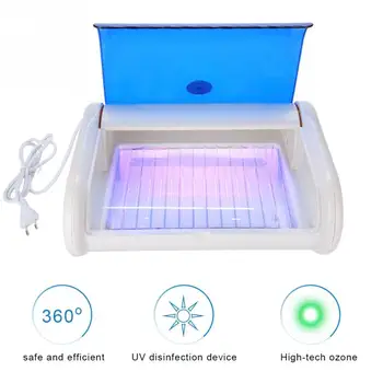 

UV Sterilizer Nail Manicure Tools Disinfection Cabinet Box Sterilizer Equipment High-tech Ozone UV protection For salon spa home