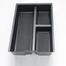 1*Center Armrest Storage Black Box Tray For 2009-2018 Dodge Ram 1500 Replacement