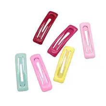 30 шт защелки Заколки Для Волос карамельный цвет металлические аксессуары для волос для детей девочки-малыша