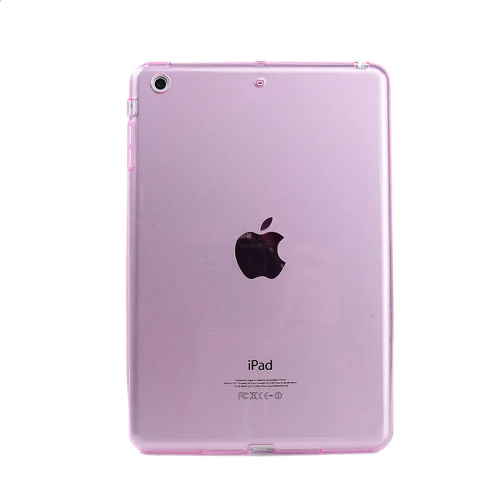 Прозрачный силиконовый чехол для iPad Mini 1 2 3 4 7 9 дюйма|Чехлы планшетов и