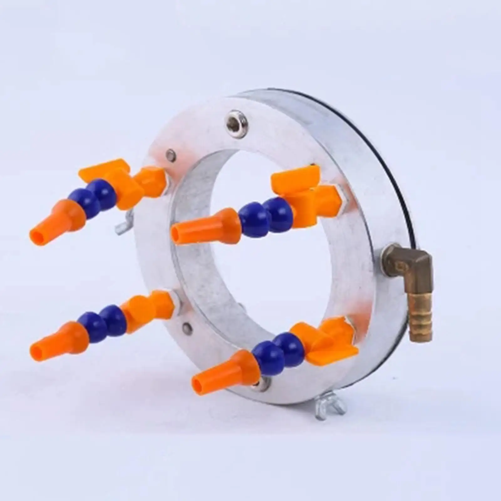 

100mm Diam Aluminium Spindle Water Spray Ring Universal Cooling Engraving Machine Fitting
