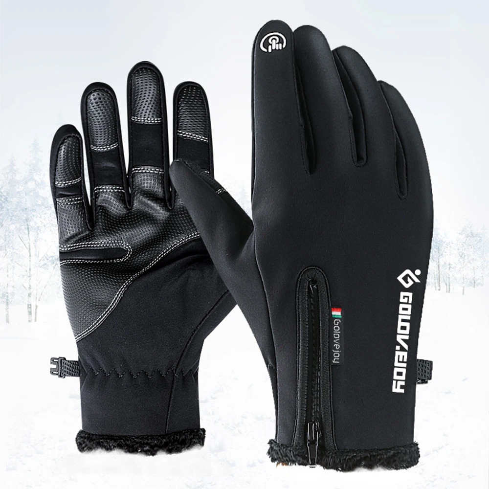 Thermal Winter Gloves Touch screen Cycling Gloves Waterproof Windproof