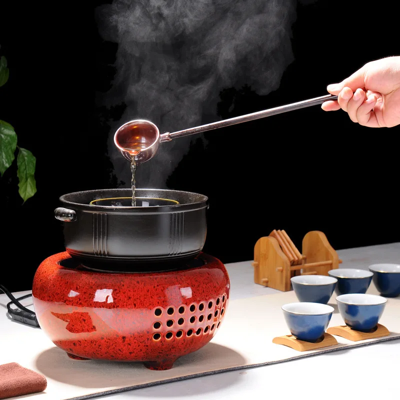 

Pottery Cooker Tea Set Tea Cooks Ceramics Do Boiling Steam Infusion Of Tea Preserve One's Health Kettle Teapot