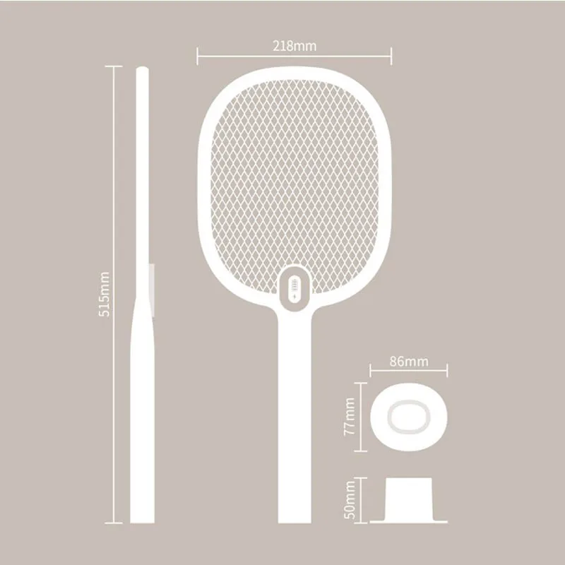 Xiaomi Mijia 3 слоя сетки электрическая ловушка для комаров Электрический ручной москитный убийца насекомых муха Жук комаров мухобойка Kiler 0
